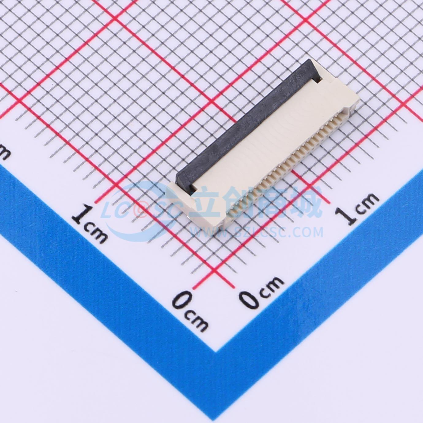 点击查看大图 FPC0.5-WFB11-24P111-H20实物图