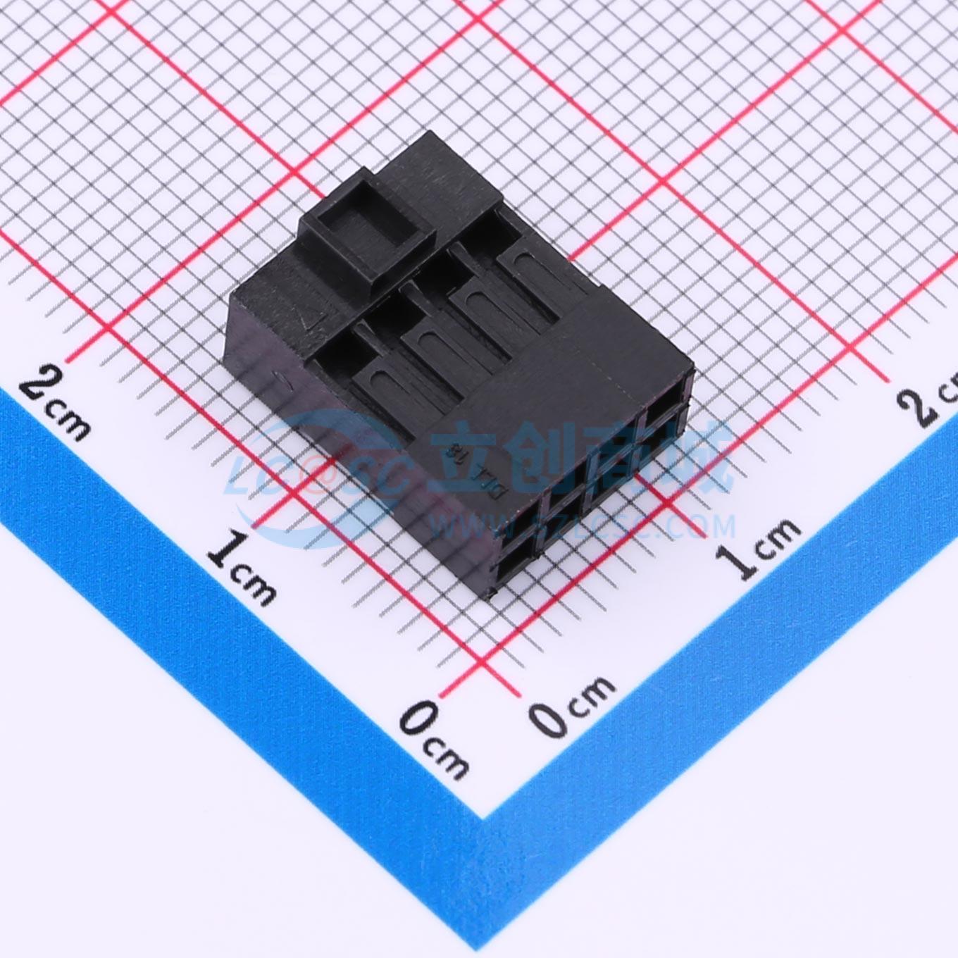 点击查看大图 TJC8H-2.54-S-8Y实物图