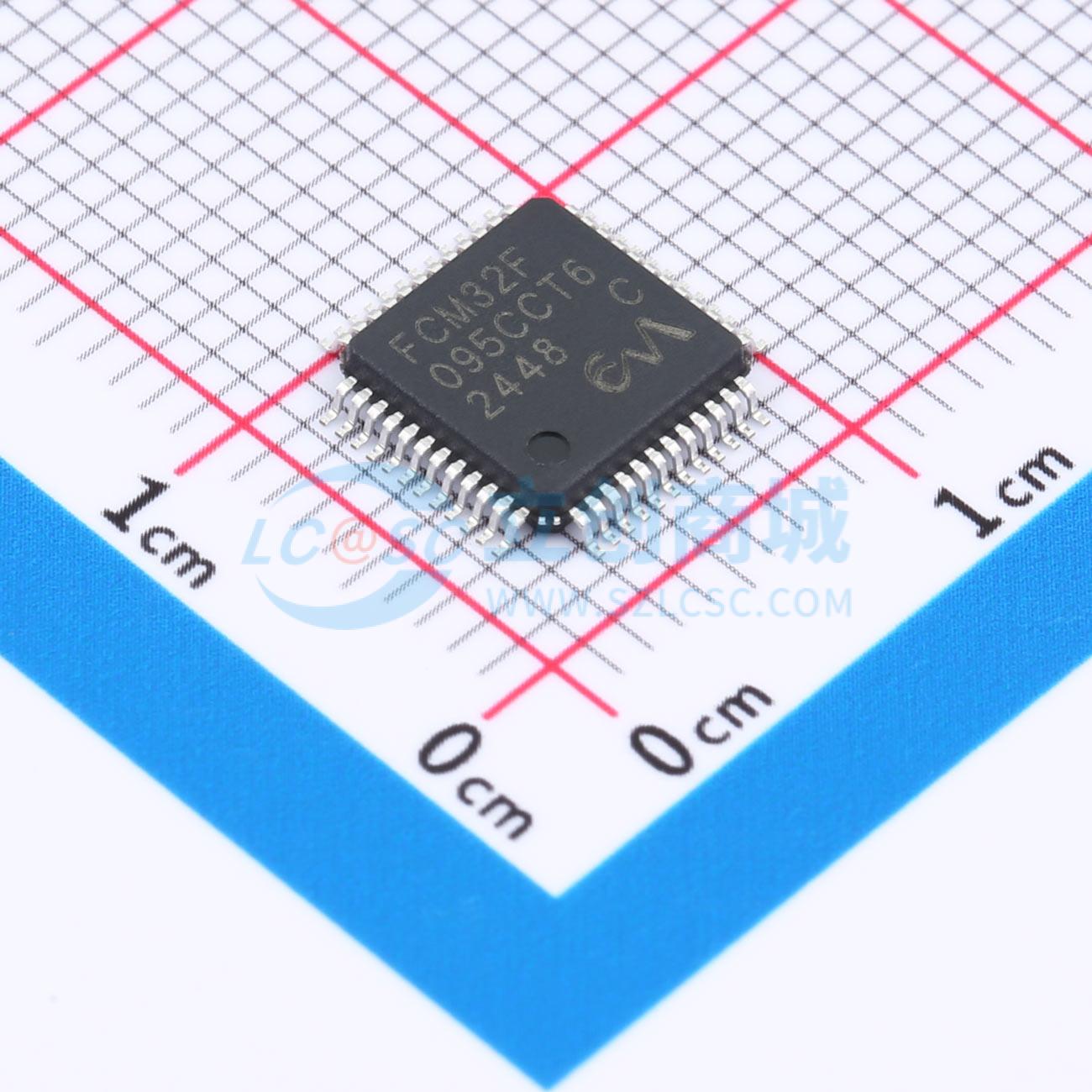 点击查看大图 FCM32F095CCT6实物图