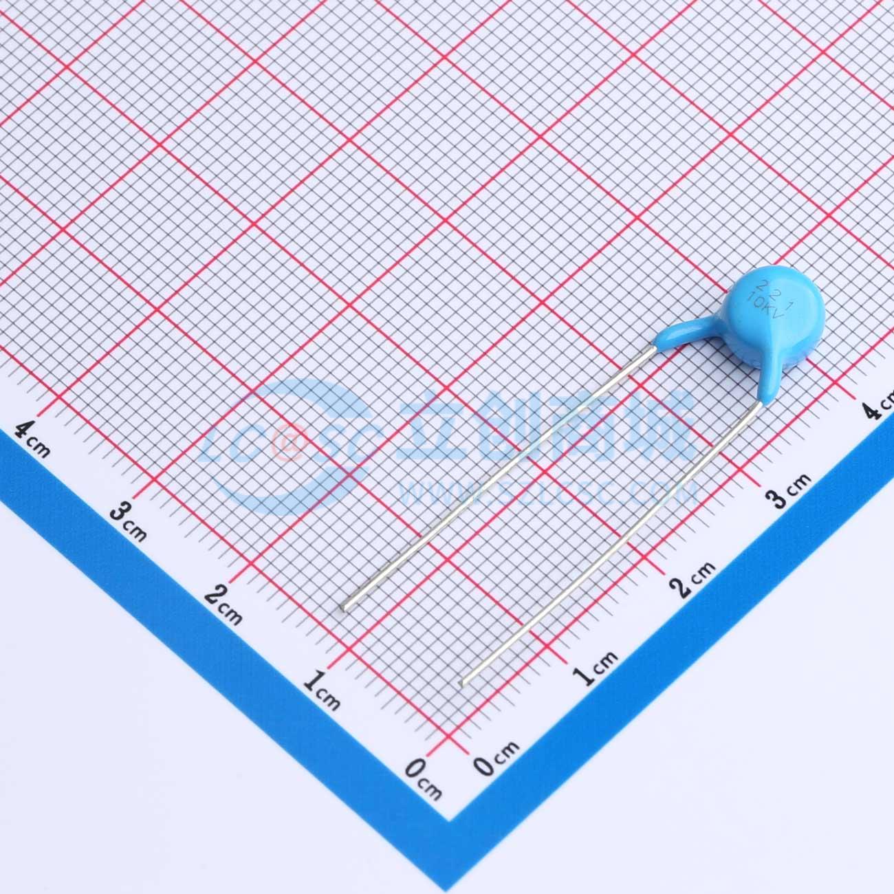 点击查看大图 HVC-10KV-DL08-F10-221K实物图