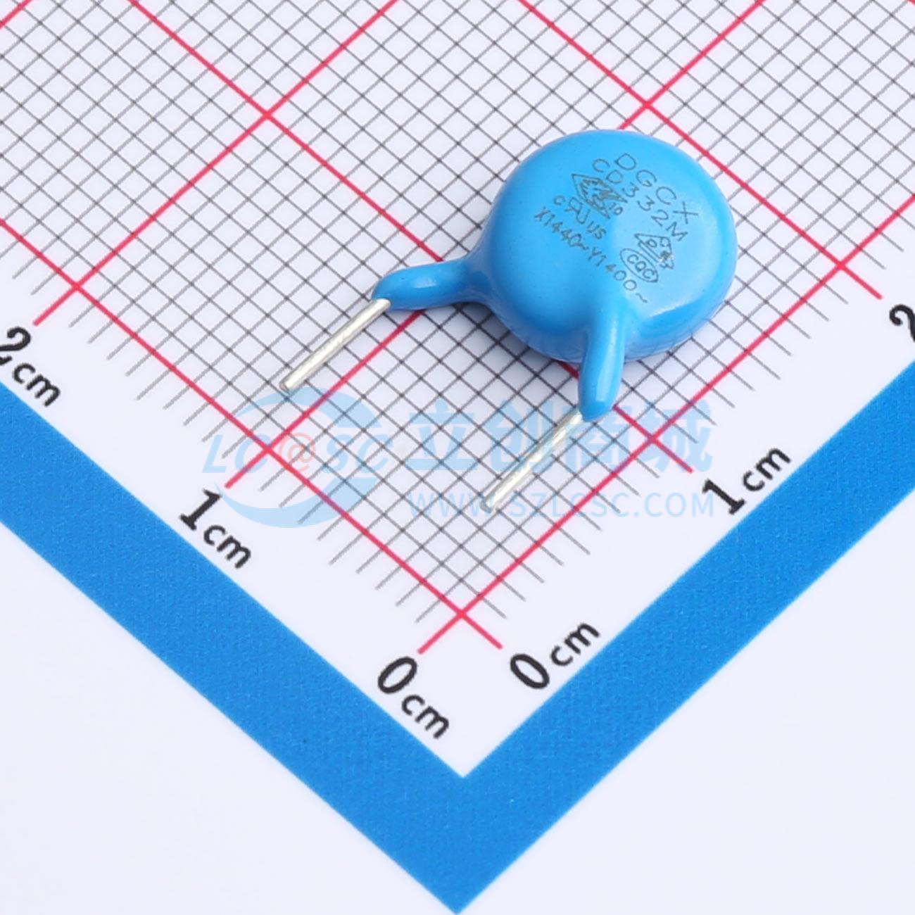 点击查看大图 DGCXY1100Y5V1G332M实物图