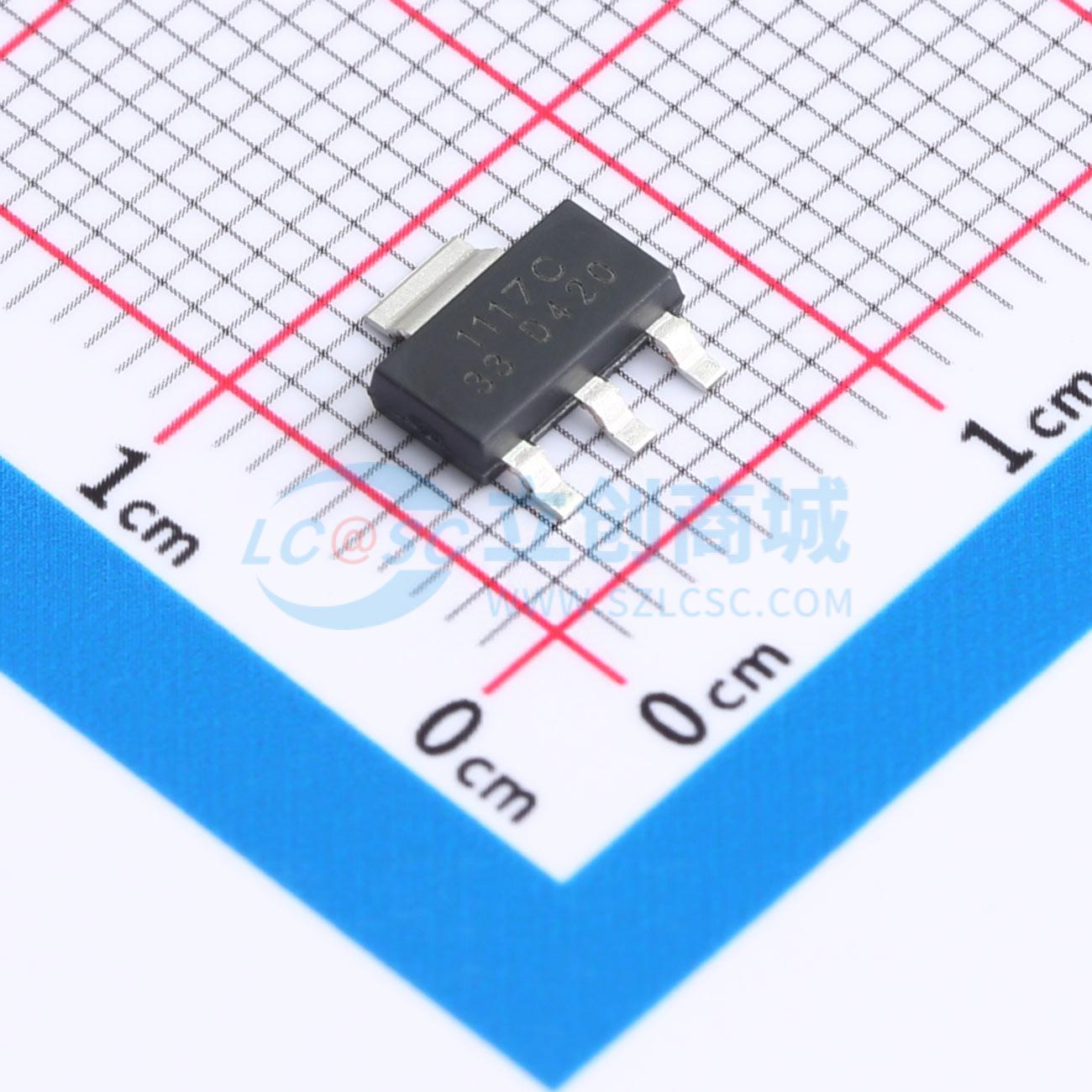 点击查看大图 LM1117MPX-3.3/NOPB-HXY实物图