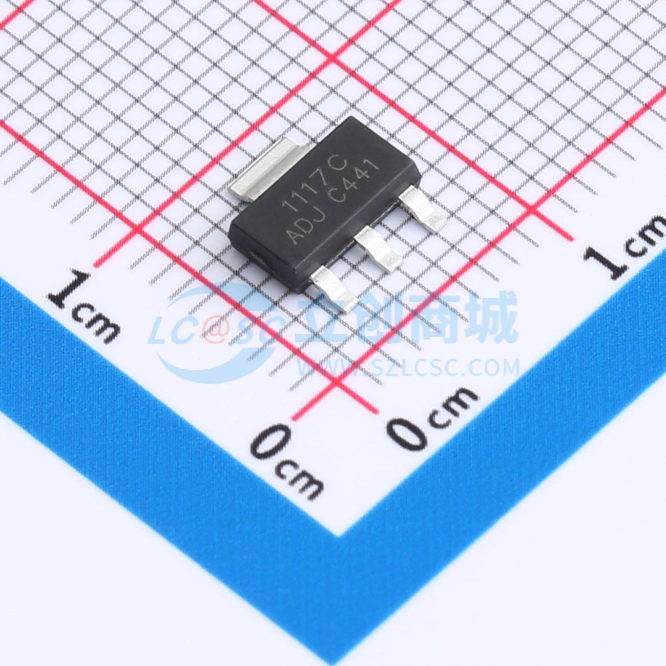 点击查看大图 LM1117IMPX-ADJ/NOPB-HXY实物图