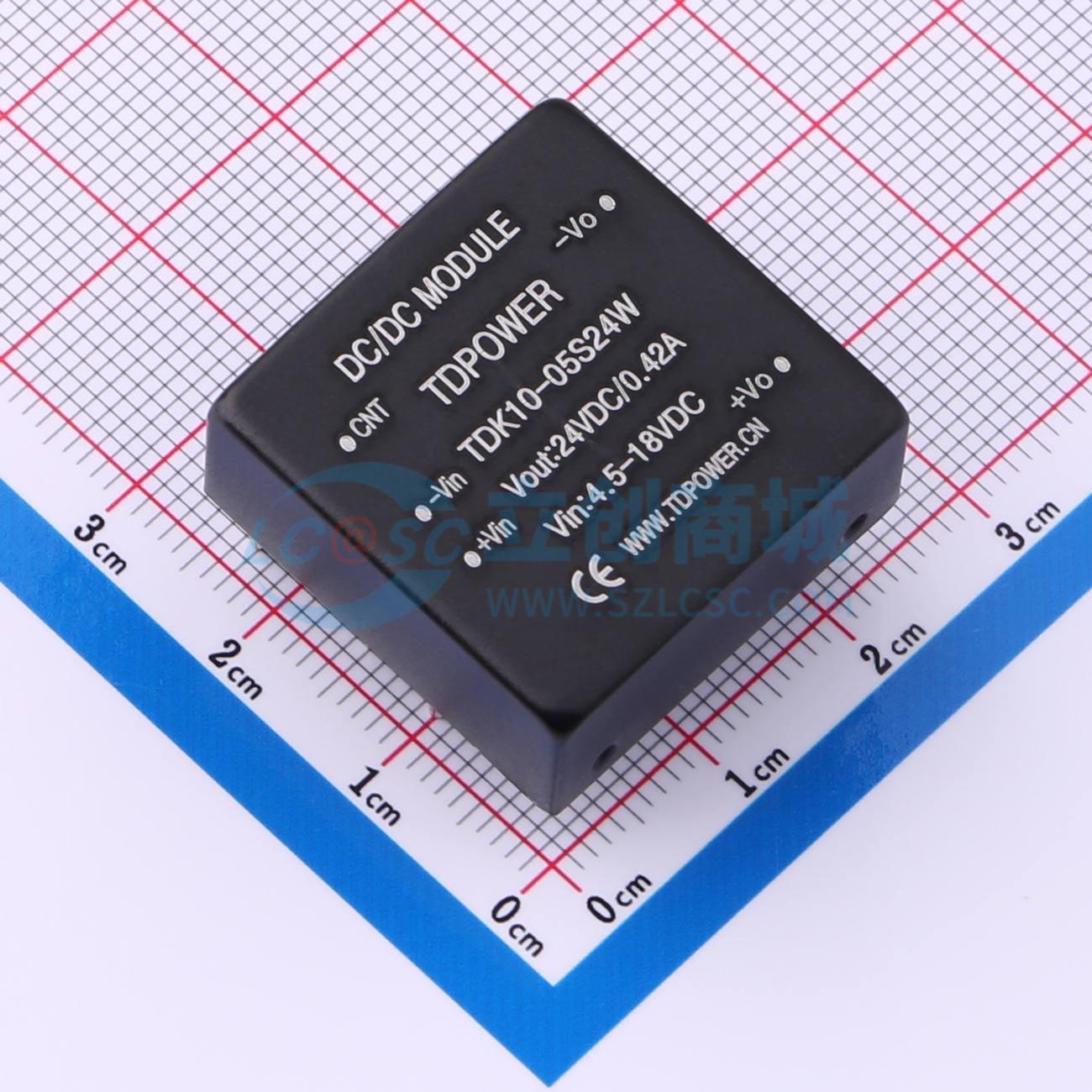 点击查看大图 TDK10-05S24W实物图