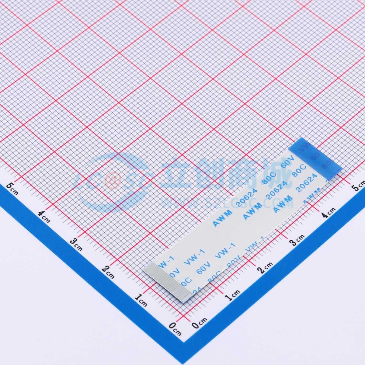 点击查看大图 FFC-0.5-24P-50mm-B实物图