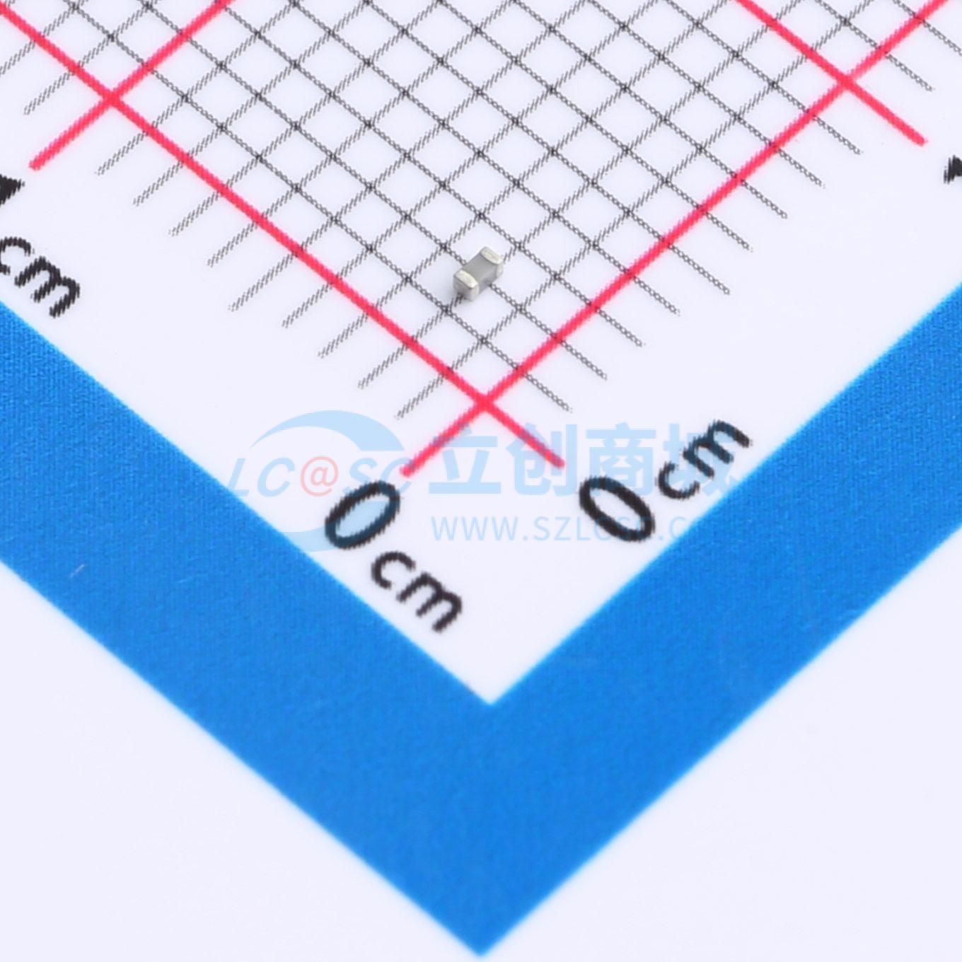 点击查看大图 CGA0402C0G8R0C500GT实物图