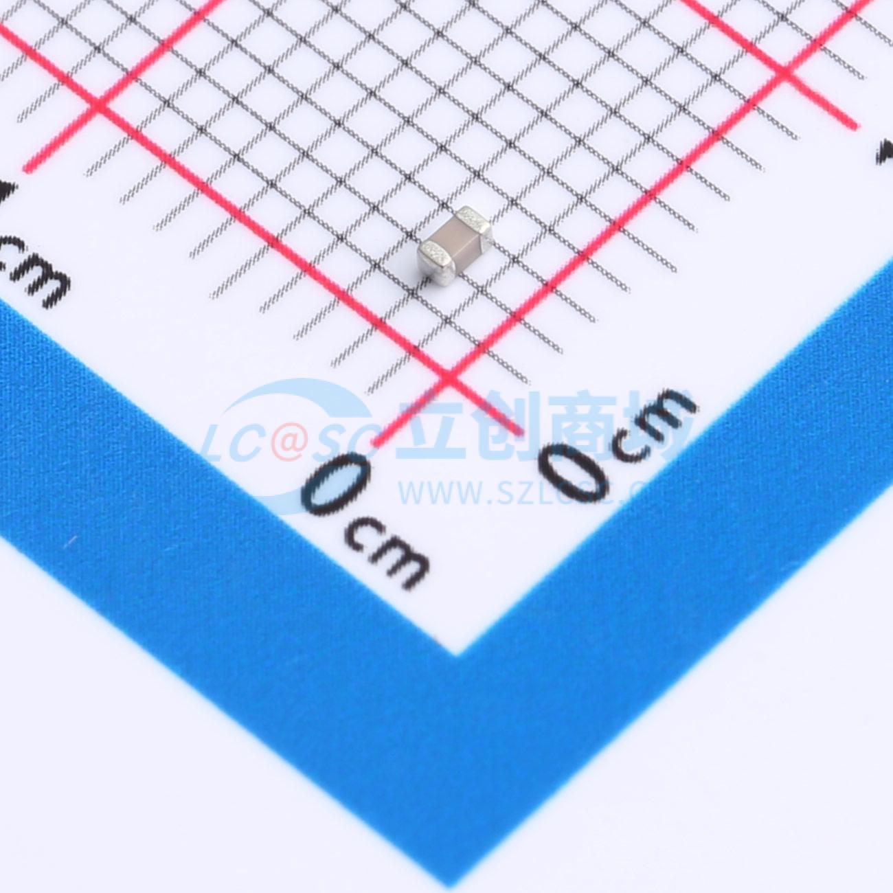 CGA0603C0G180F500JT实物图