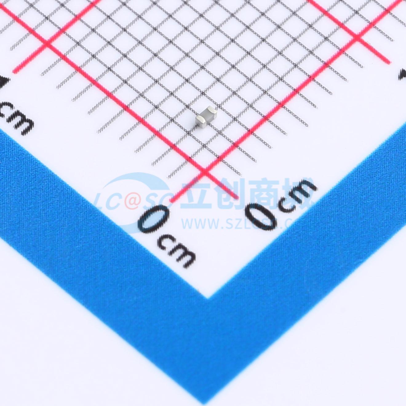 点击查看大图 CGA0402C0G5R6C500GT实物图