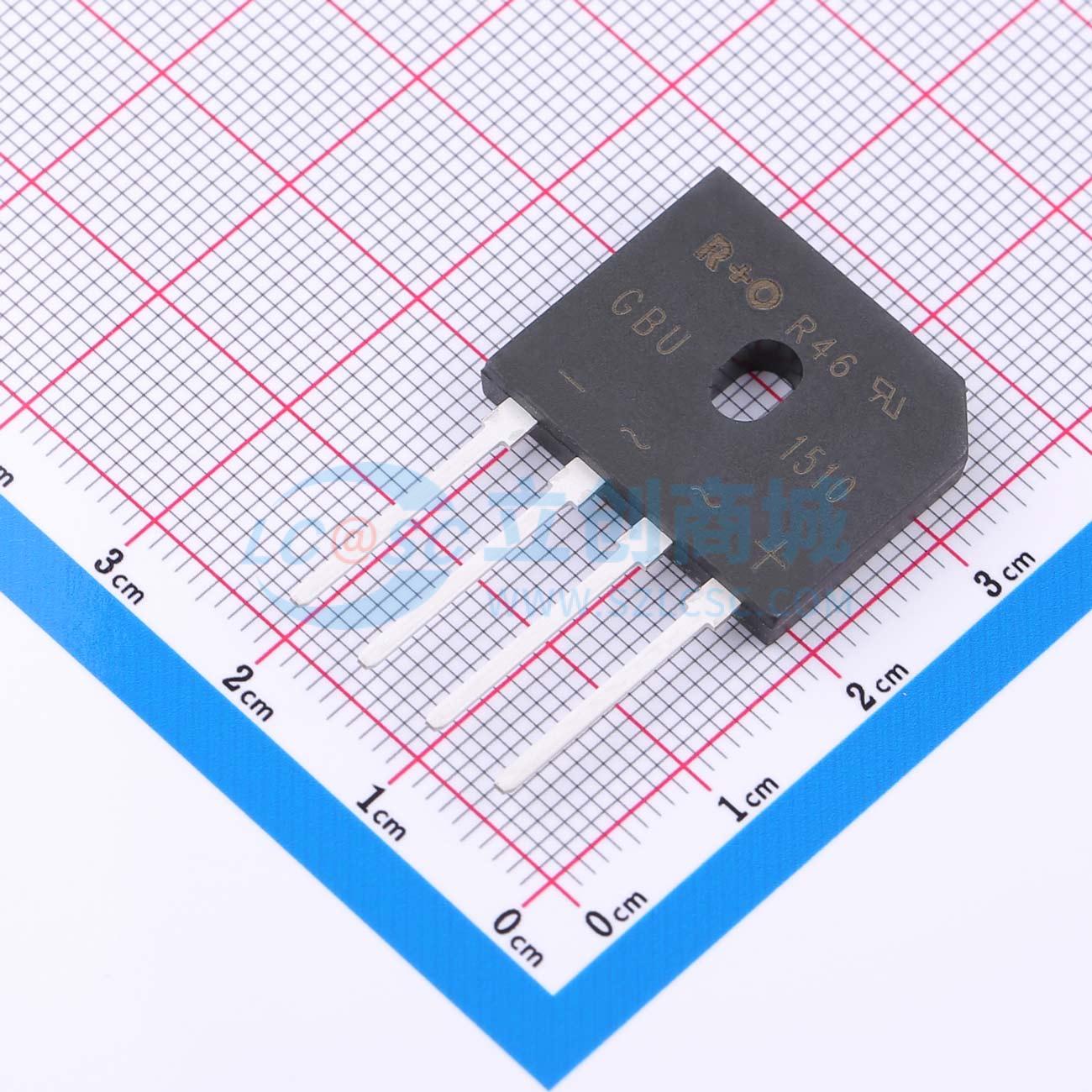 点击查看大图 GBU1510实物图