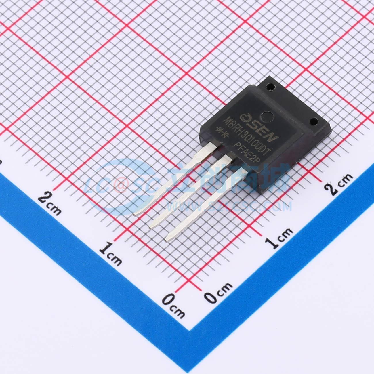 点击查看大图 MBRH30100DT实物图