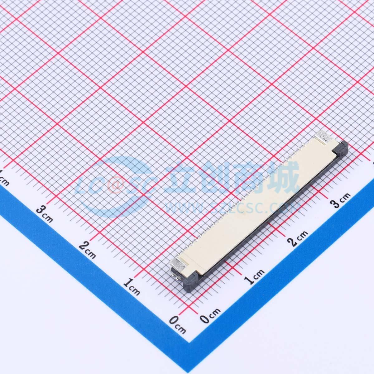 点击查看大图 FPC1.0-WSS11-30P211-H25实物图