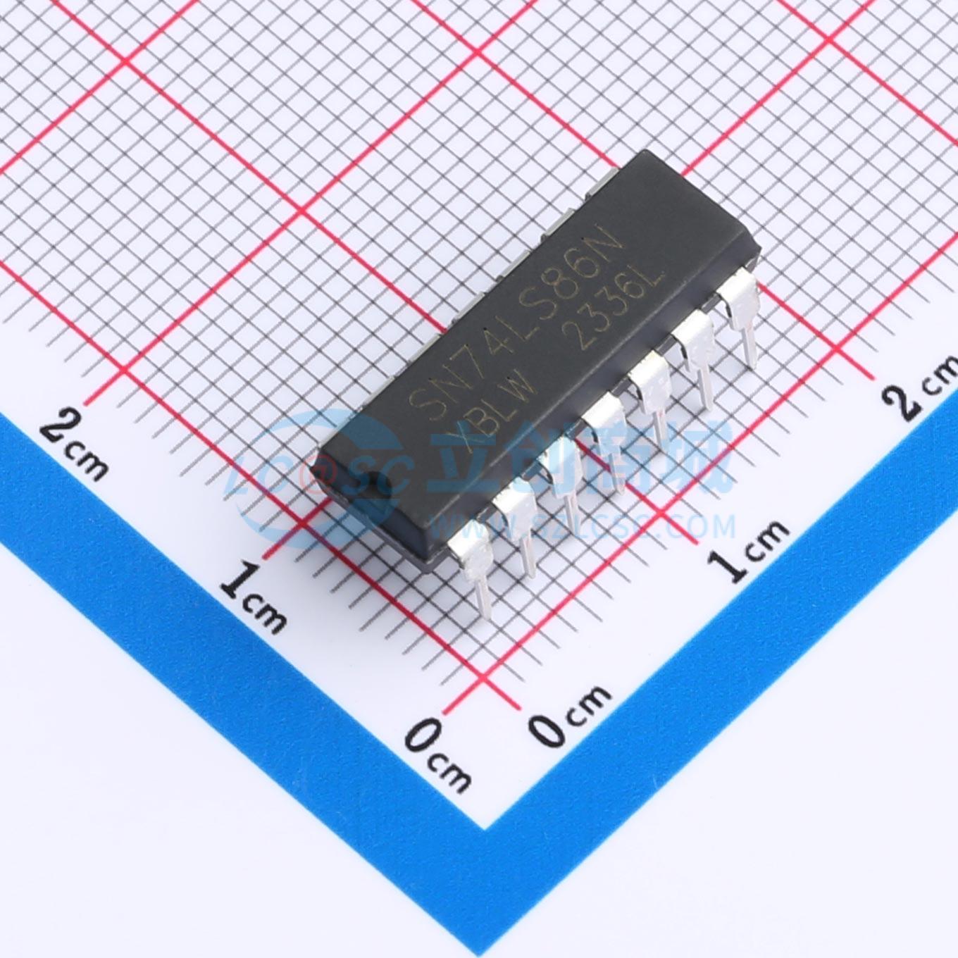 点击查看大图 SN74LS86N(XBLW)实物图