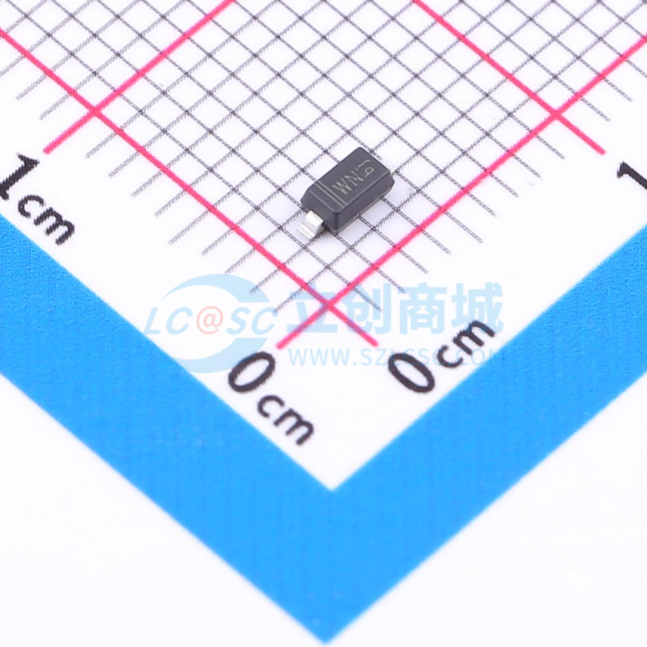 点击查看大图 BZT52C22W实物图