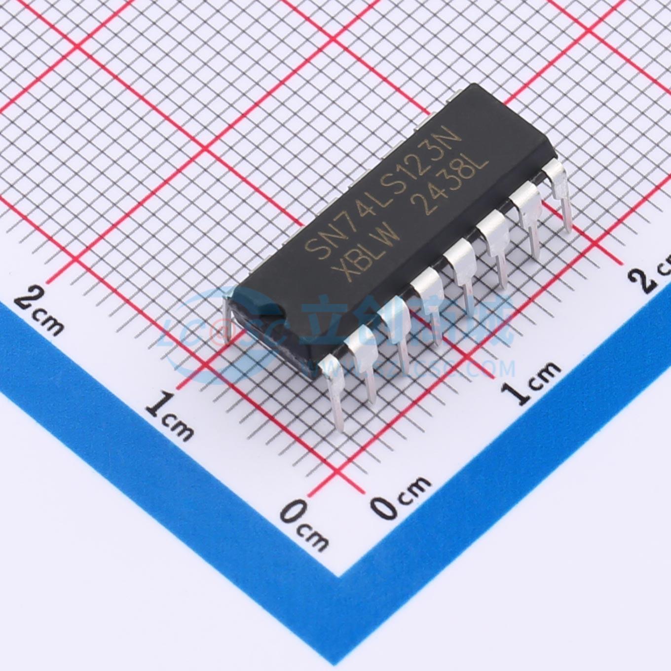 SN74LS123N(XBLW)实物图