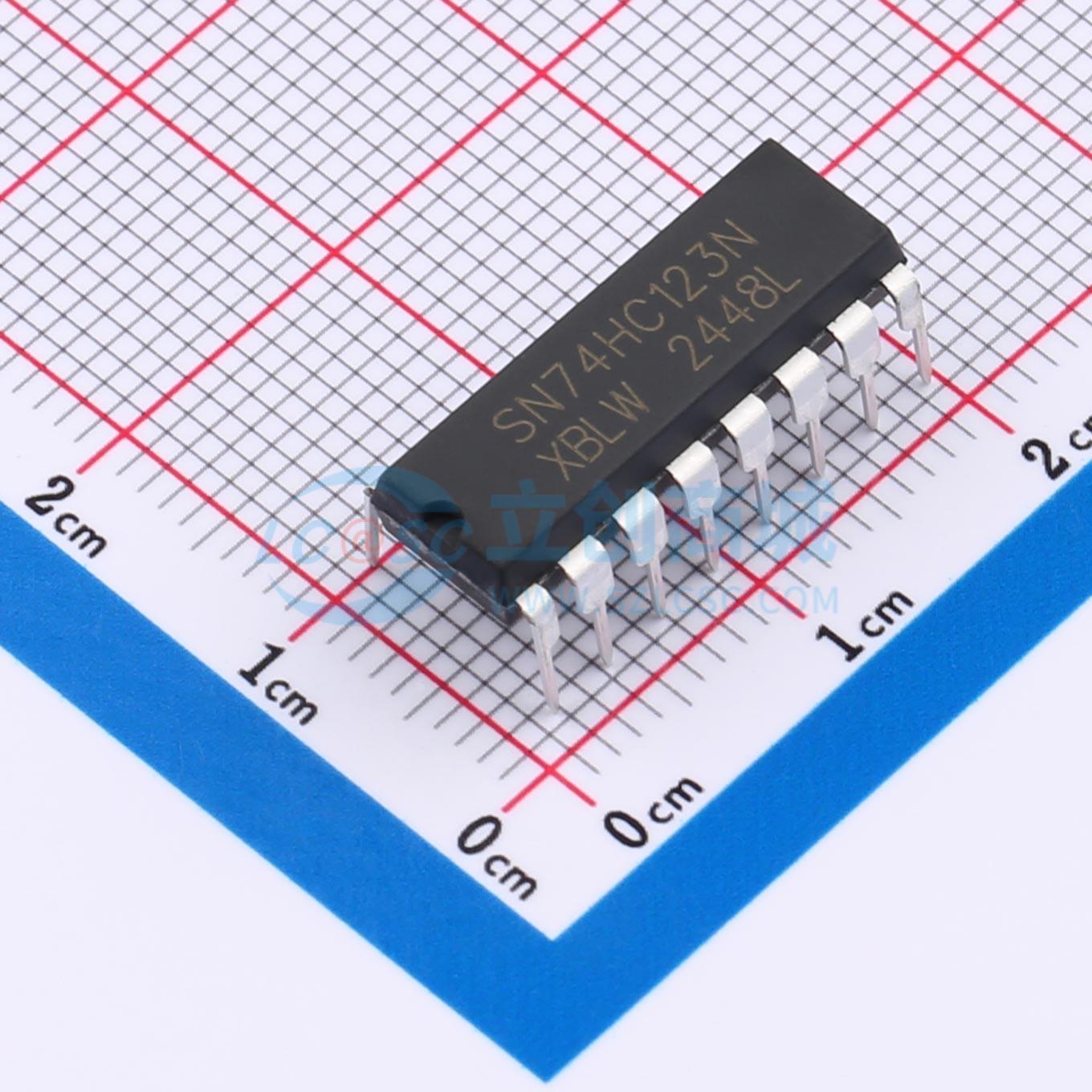点击查看大图 SN74HC123N(XBLW)实物图