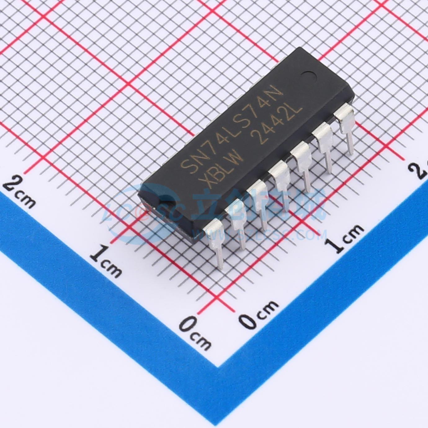 点击查看大图 SN74LS74N(XBLW)实物图