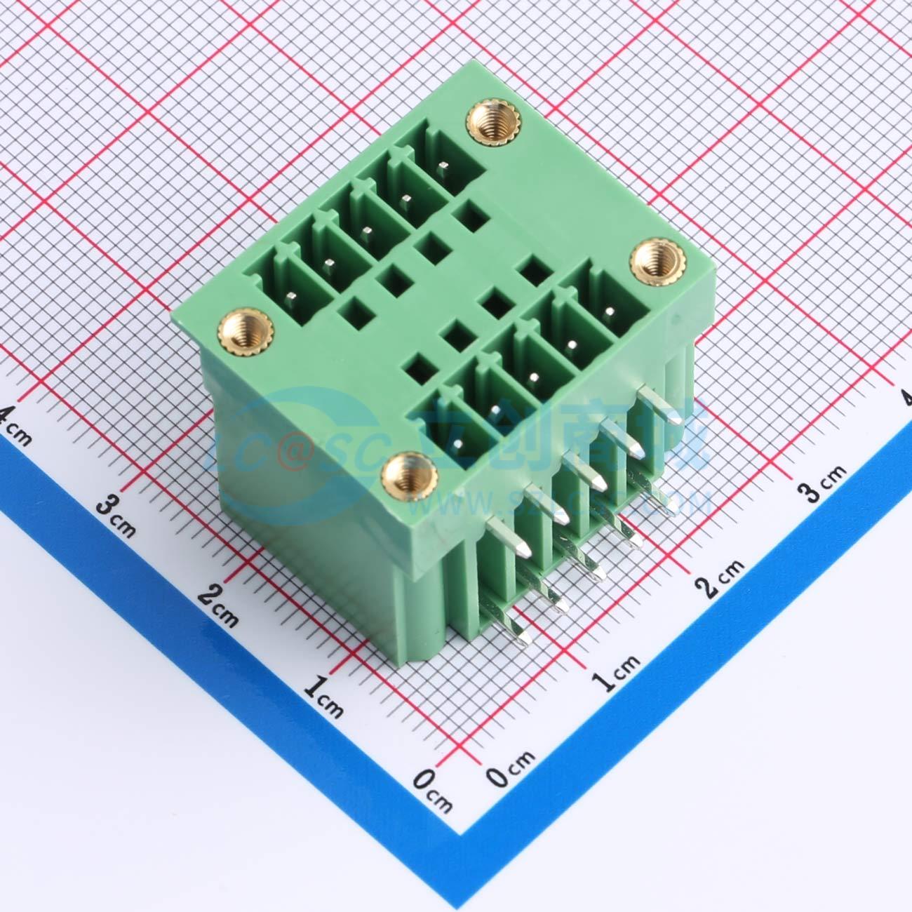 点击查看大图 DB2ERHM-3.5-2*5P-GN实物图
