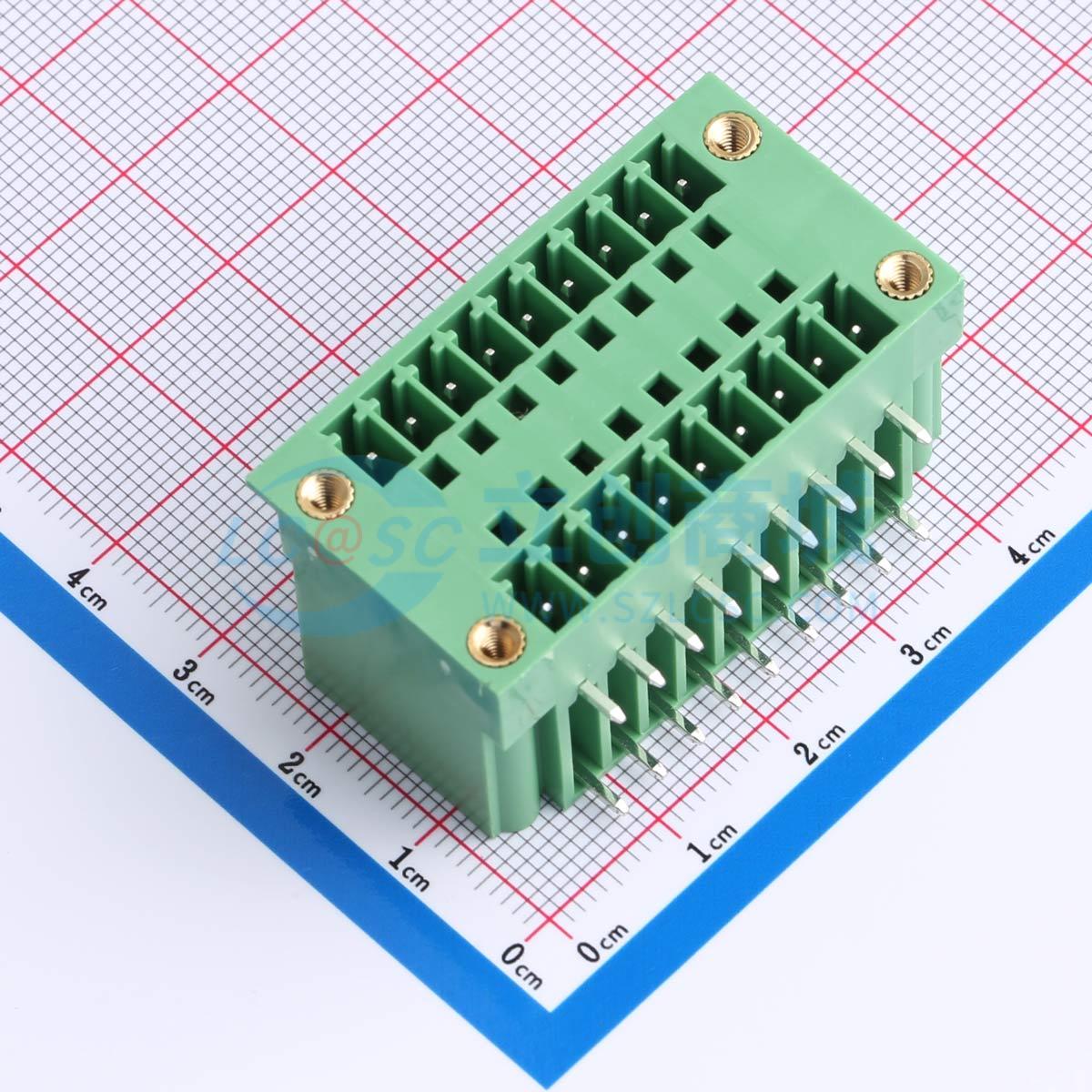 点击查看大图 DB2ERHM-3.5-2*9P-GN实物图