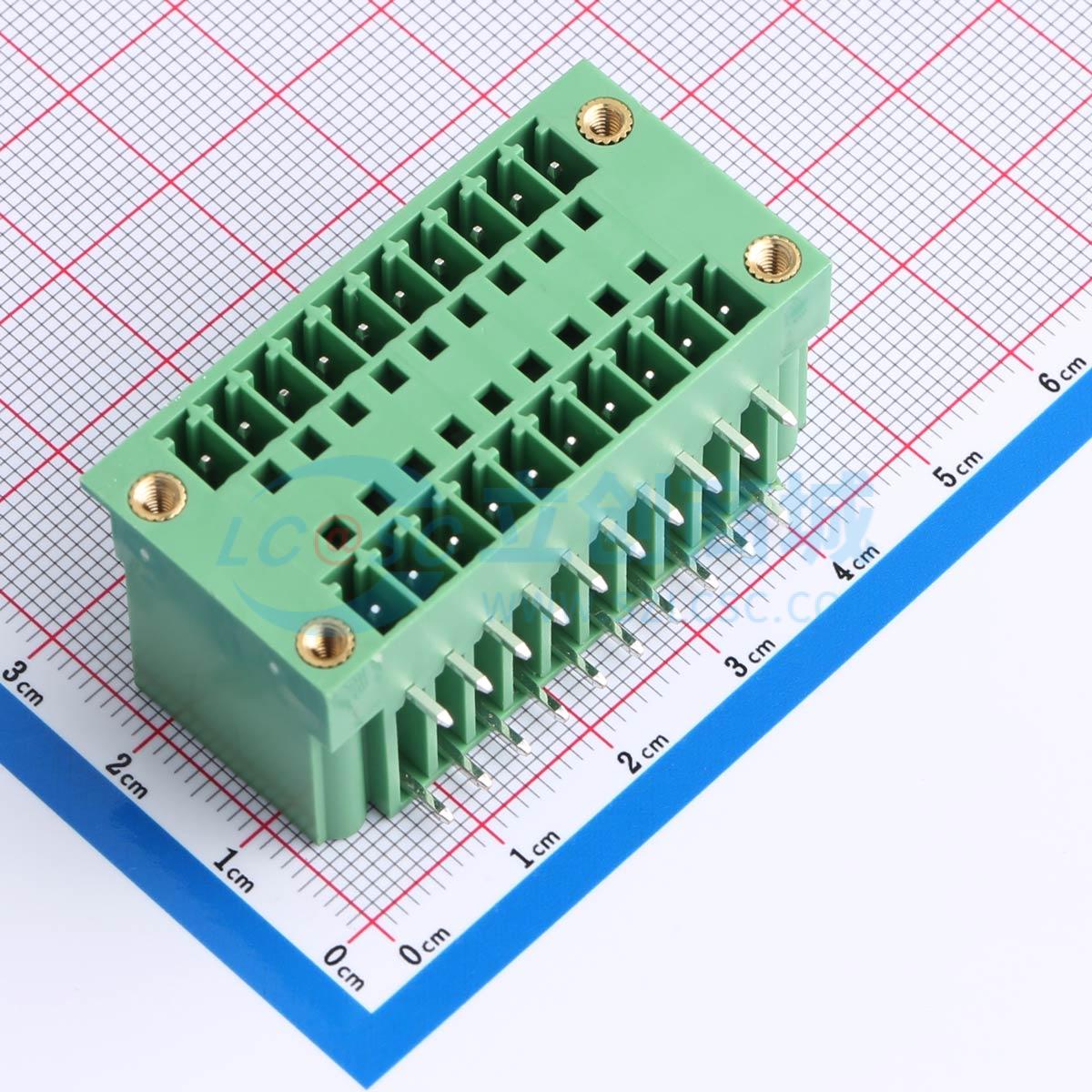 DB2ERHM-3.5-2*10P-GN实物图