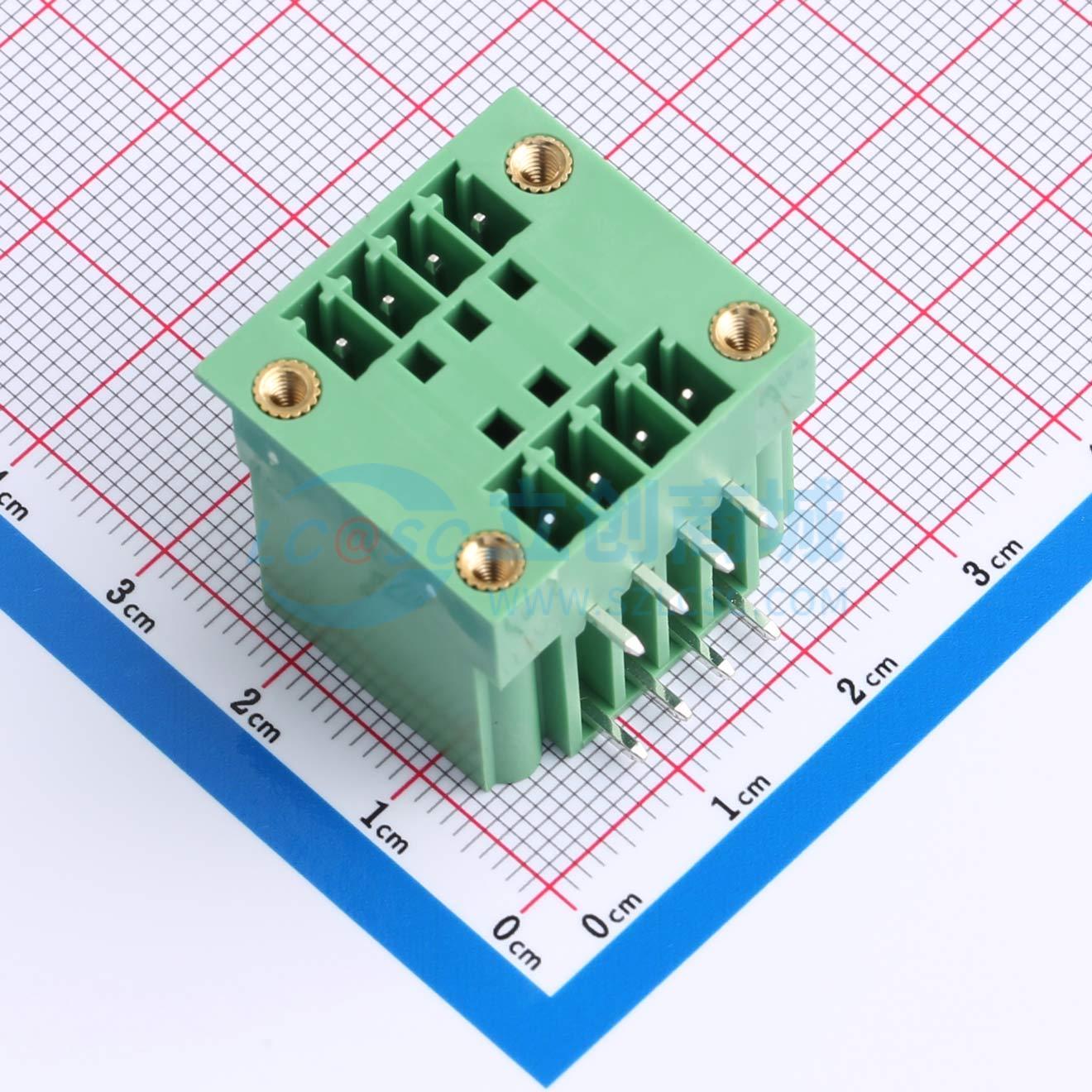 点击查看大图 DB2ERHM-3.5-2*4P-GN实物图