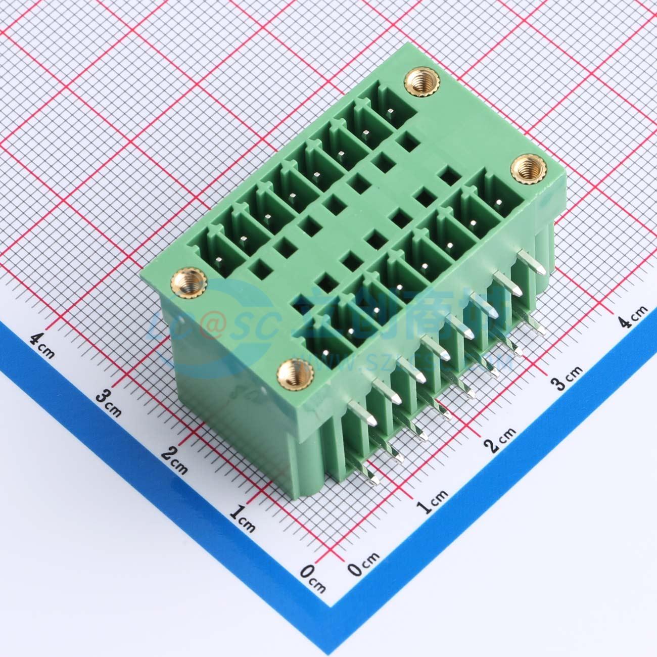 点击查看大图 DB2ERHM-3.5-2*8P-GN实物图