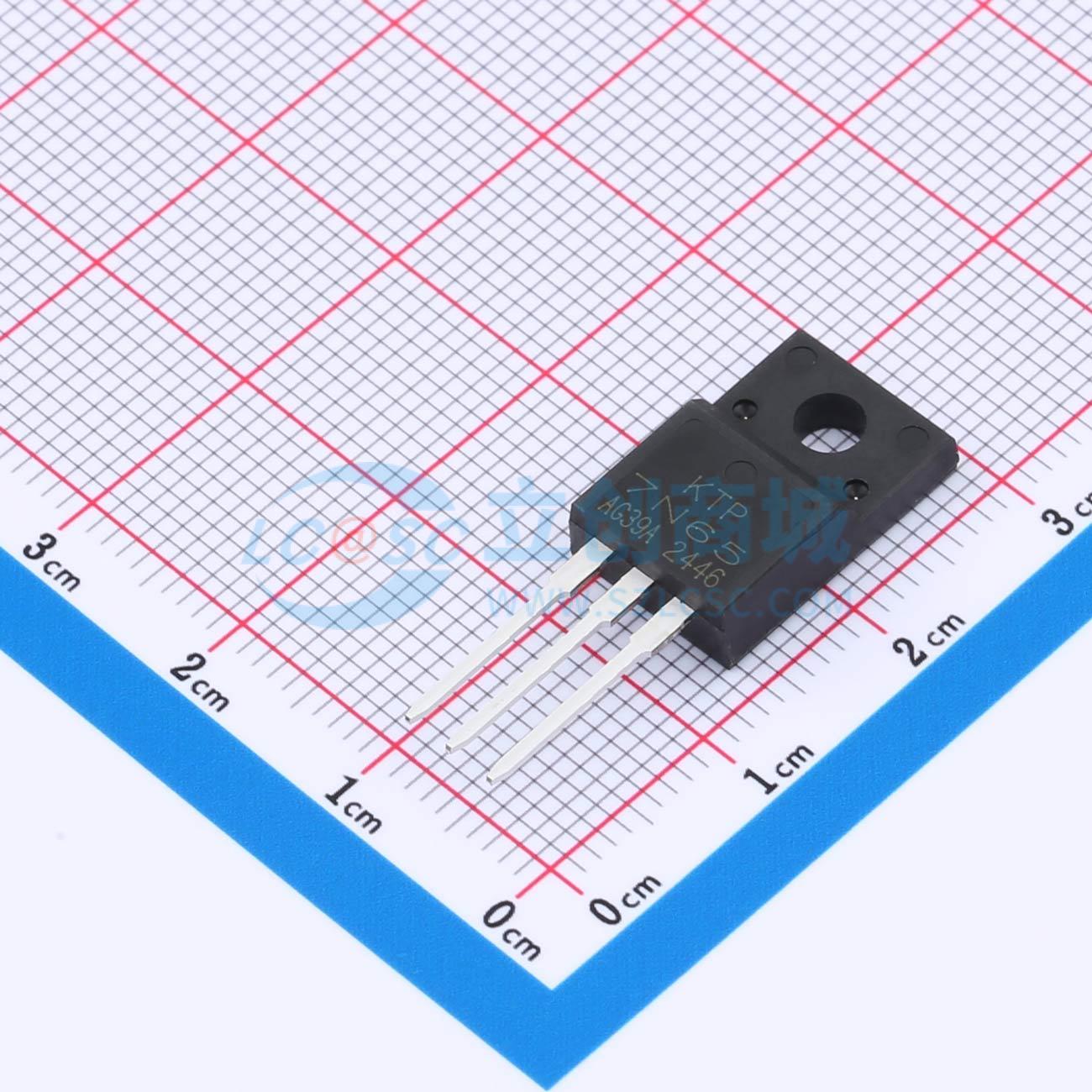 点击查看大图 FQPF7N65SE实物图