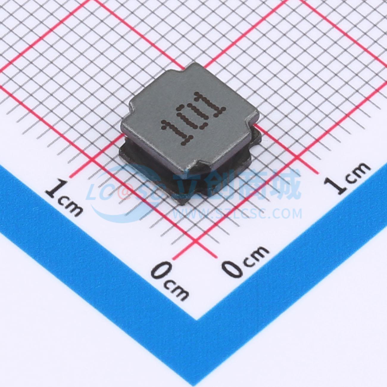 点击查看大图 ZENR8040T101M-100uH实物图