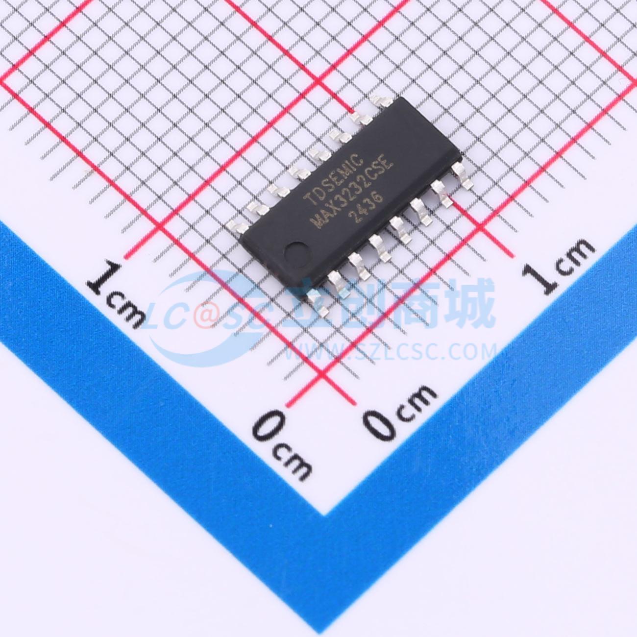 点击查看大图 MAX3232CSE-TD实物图