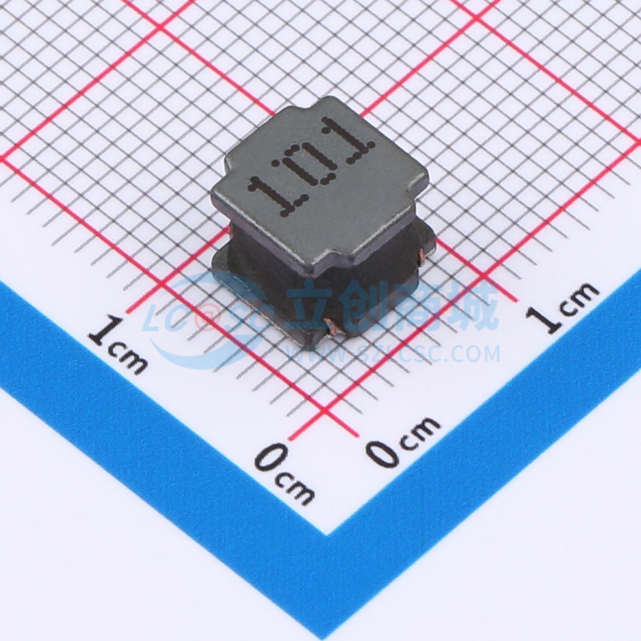 点击查看大图 ZENR8065T101M-100uH实物图
