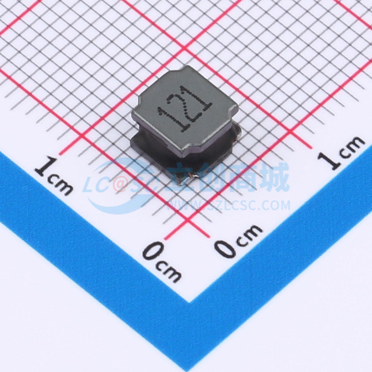 点击查看大图 ZENR6045T121M-120uH实物图