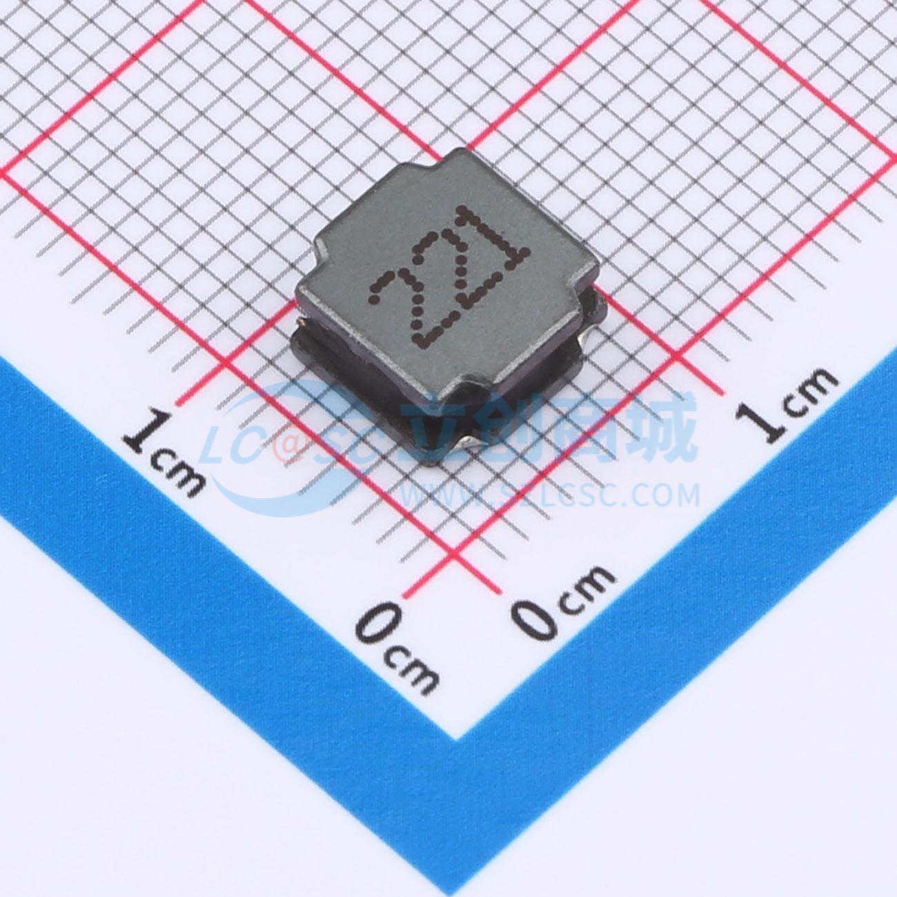 点击查看大图 ZENR8040T221M-220uH实物图