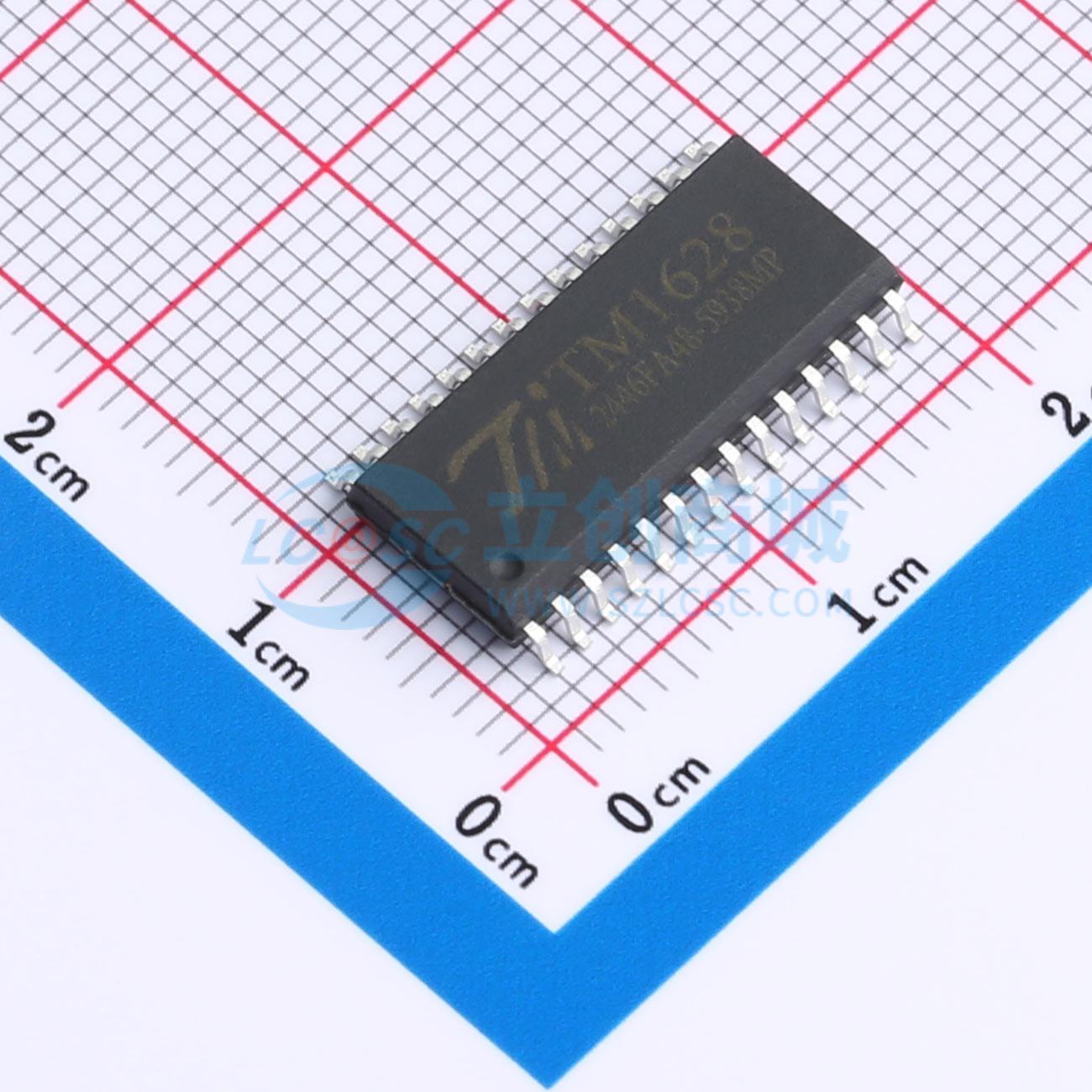 点击查看大图 TM1628-SOP28-TA1323D实物图