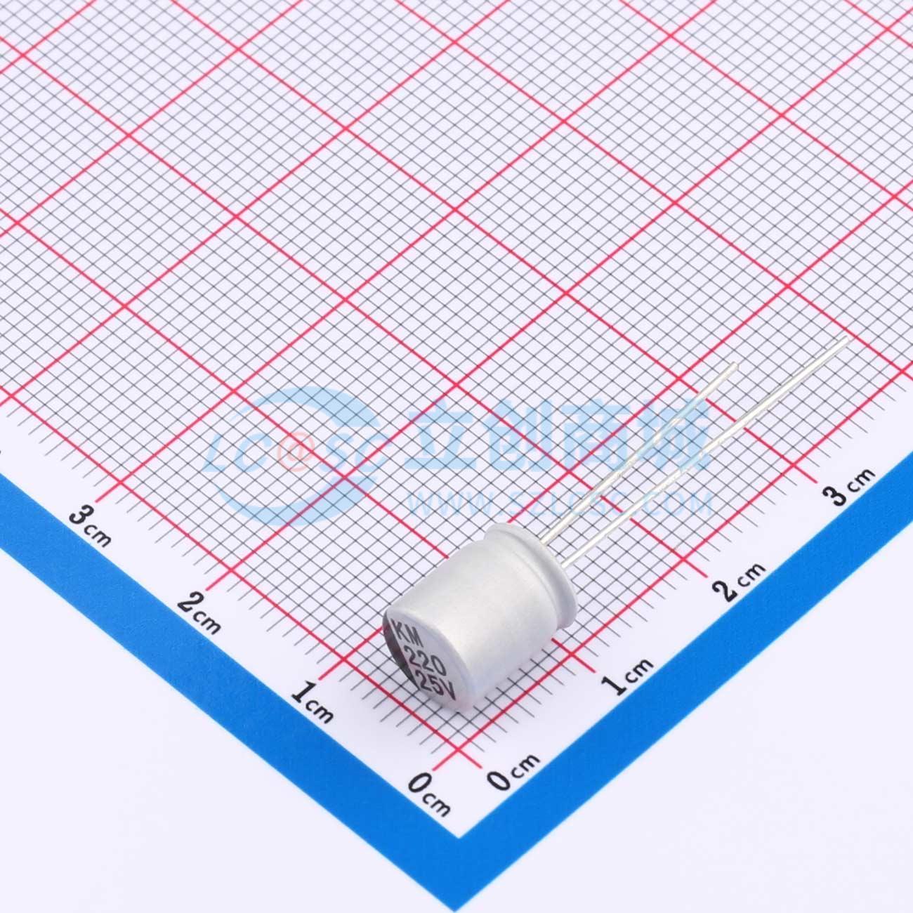 点击查看大图 KM1E221M0810实物图