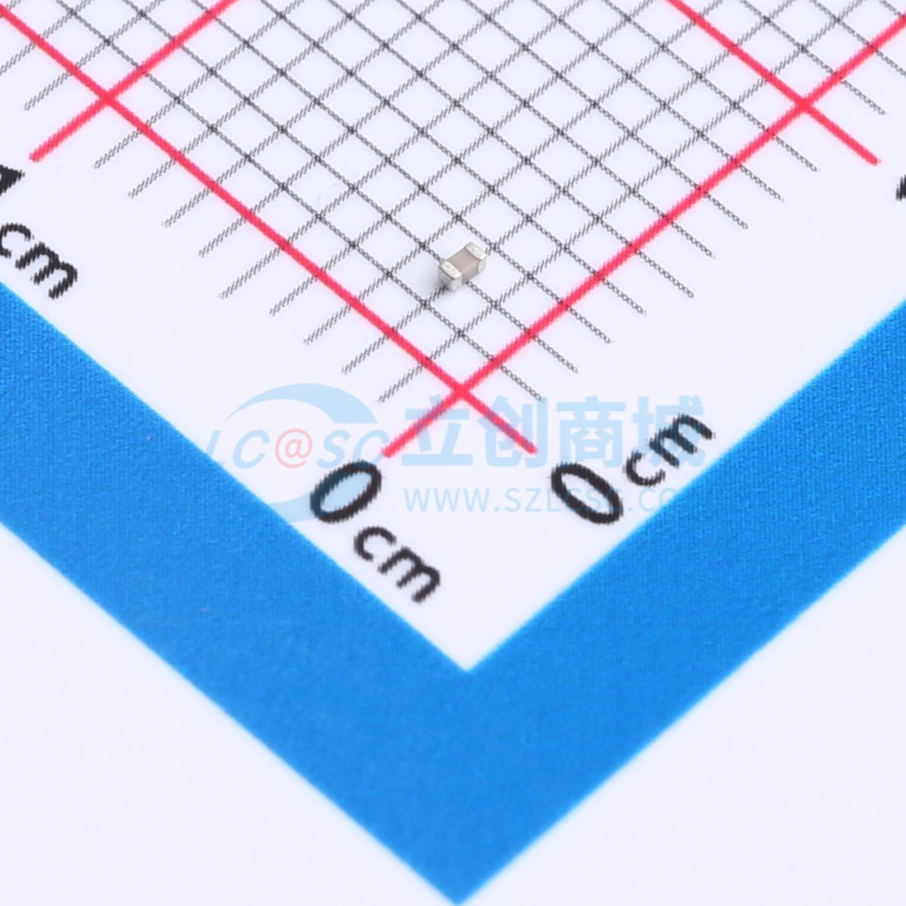 点击查看大图 CGA0402C0G1R8B500GT实物图