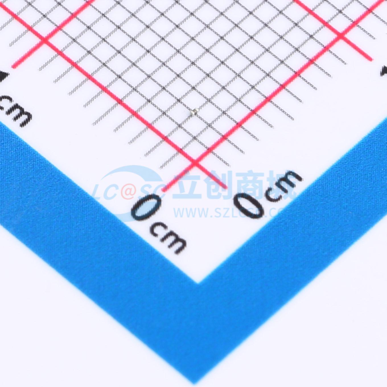 点击查看大图 CGA01R5X5R104M6R3DT实物图