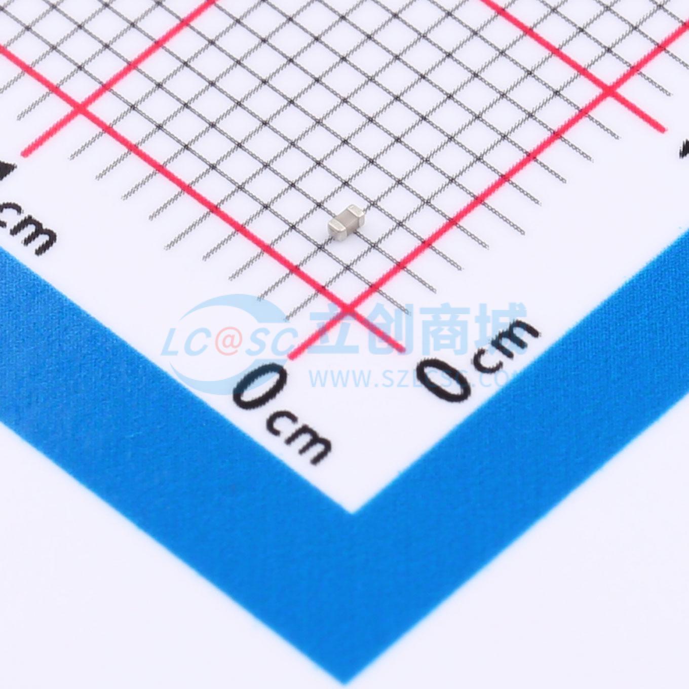 点击查看大图 0402CG1R1C500NT实物图