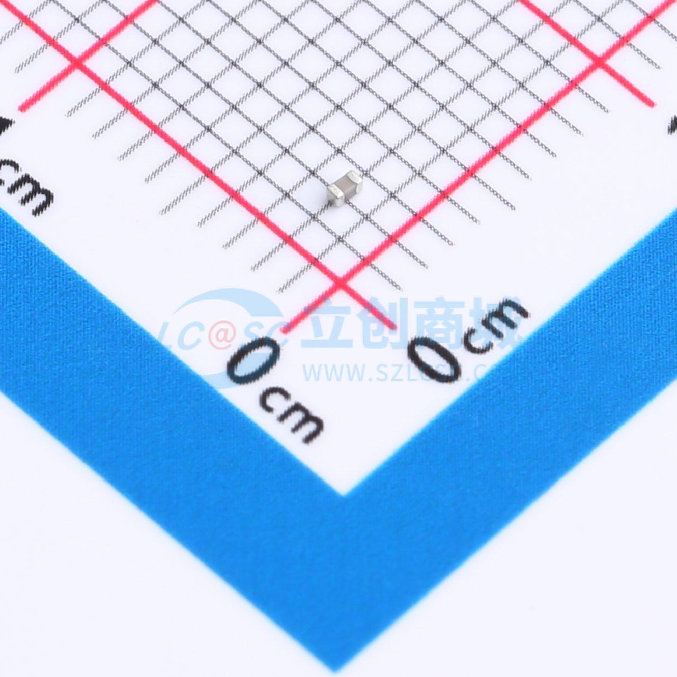 点击查看大图 CGA0402C0G330F500GT实物图