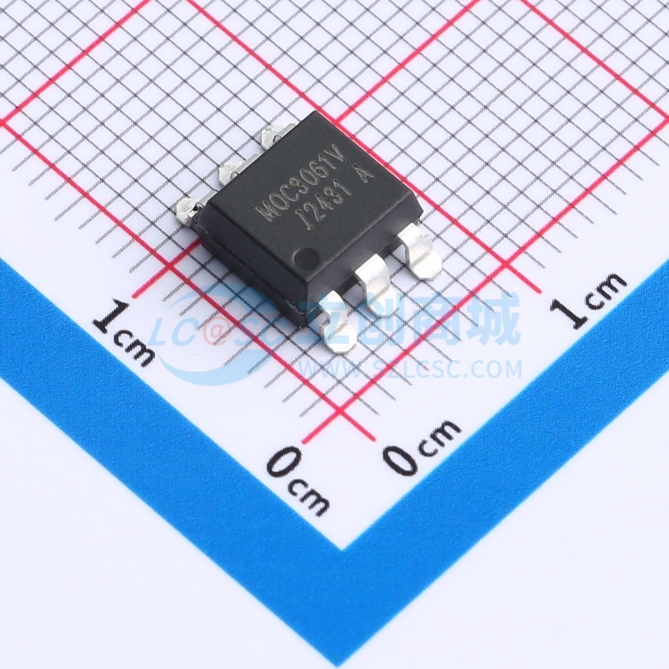 点击查看大图 MOC3061VSE-AXW实物图