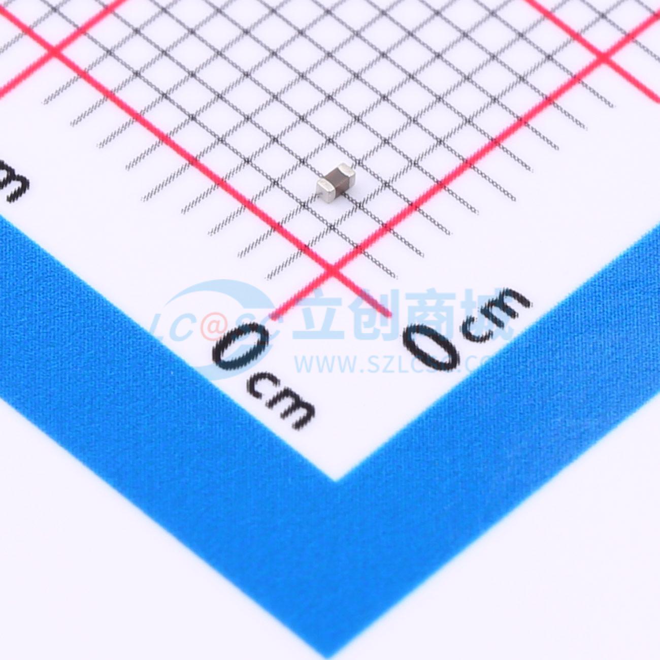 点击查看大图 CGA0402X7R104K350GT实物图