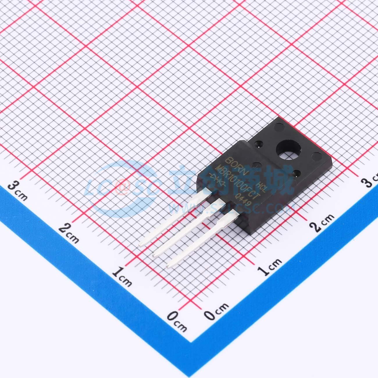 点击查看大图 MBR10100FCT实物图