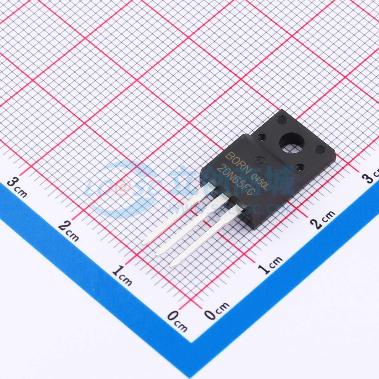 点击查看大图 BMF20N65G实物图
