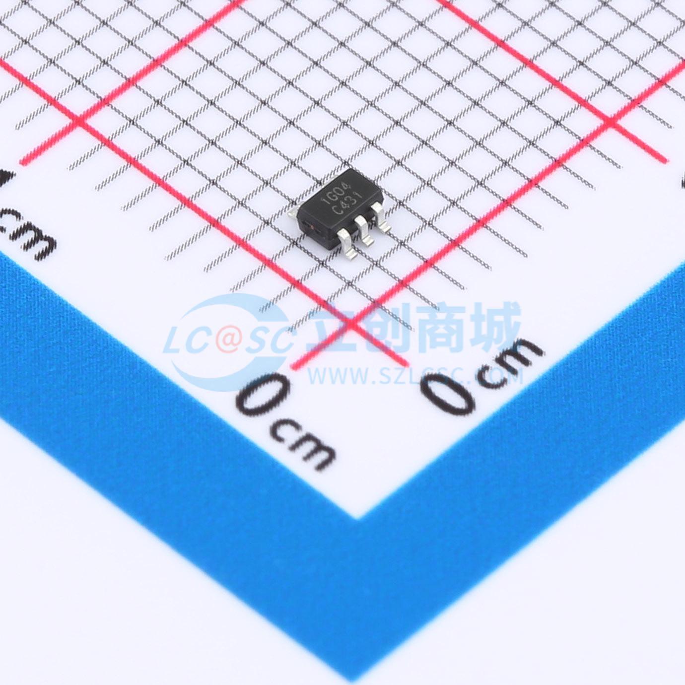 点击查看大图 GT74LVC1G04C5实物图