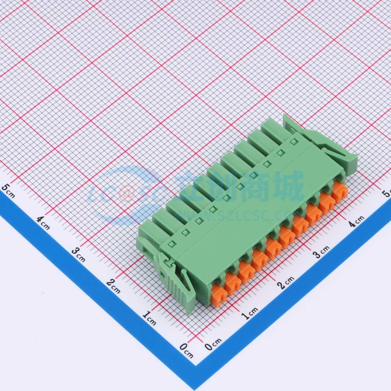 点击查看大图 DB2EKNG-3.81-10P-GN实物图