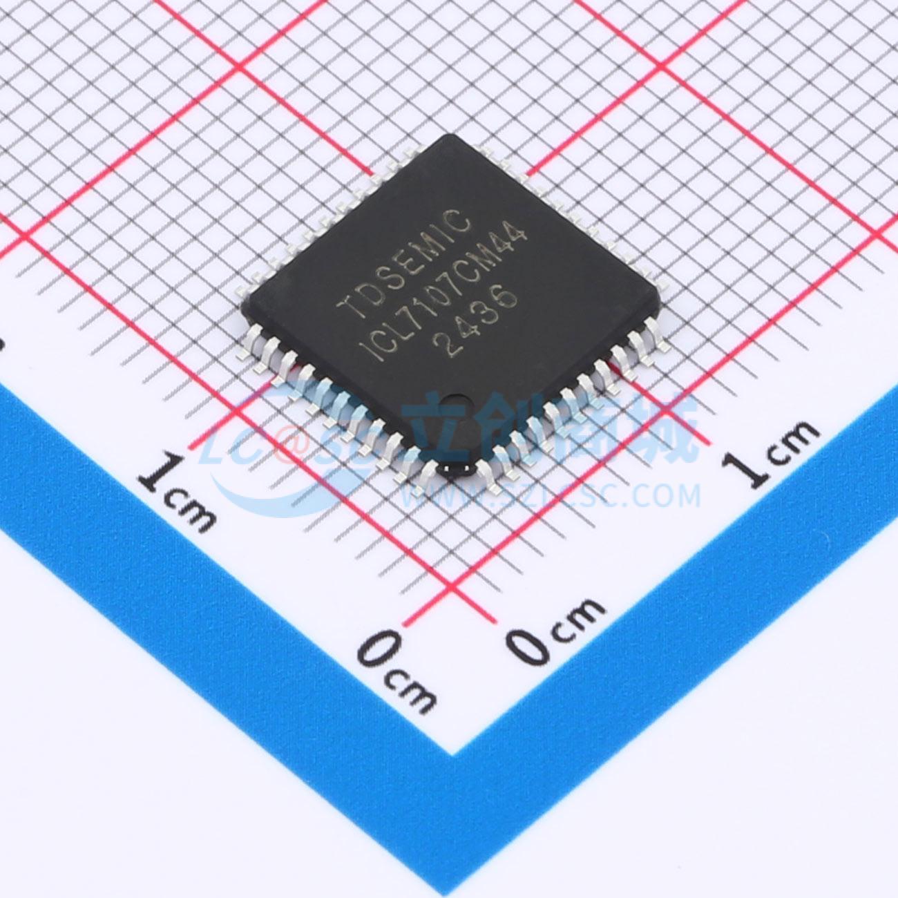 点击查看大图 ICL7107CM44-TD实物图
