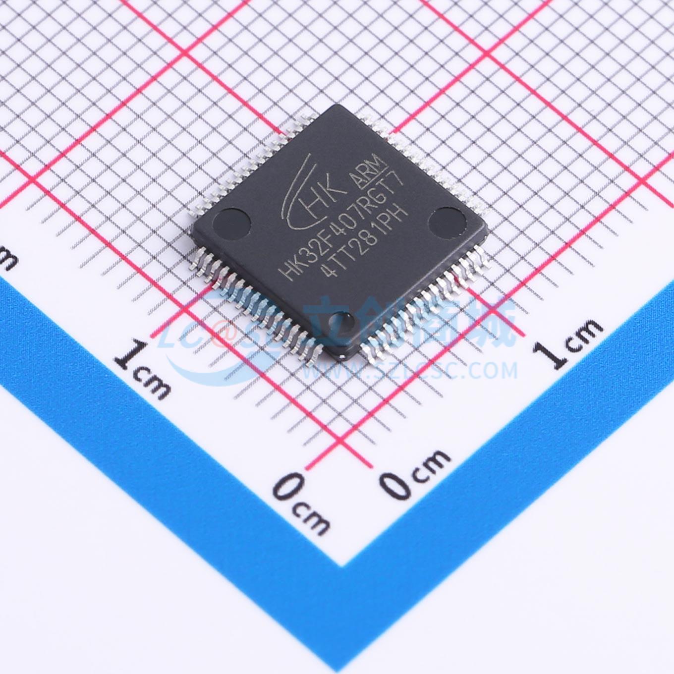 点击查看大图 HK32F407RGT7实物图