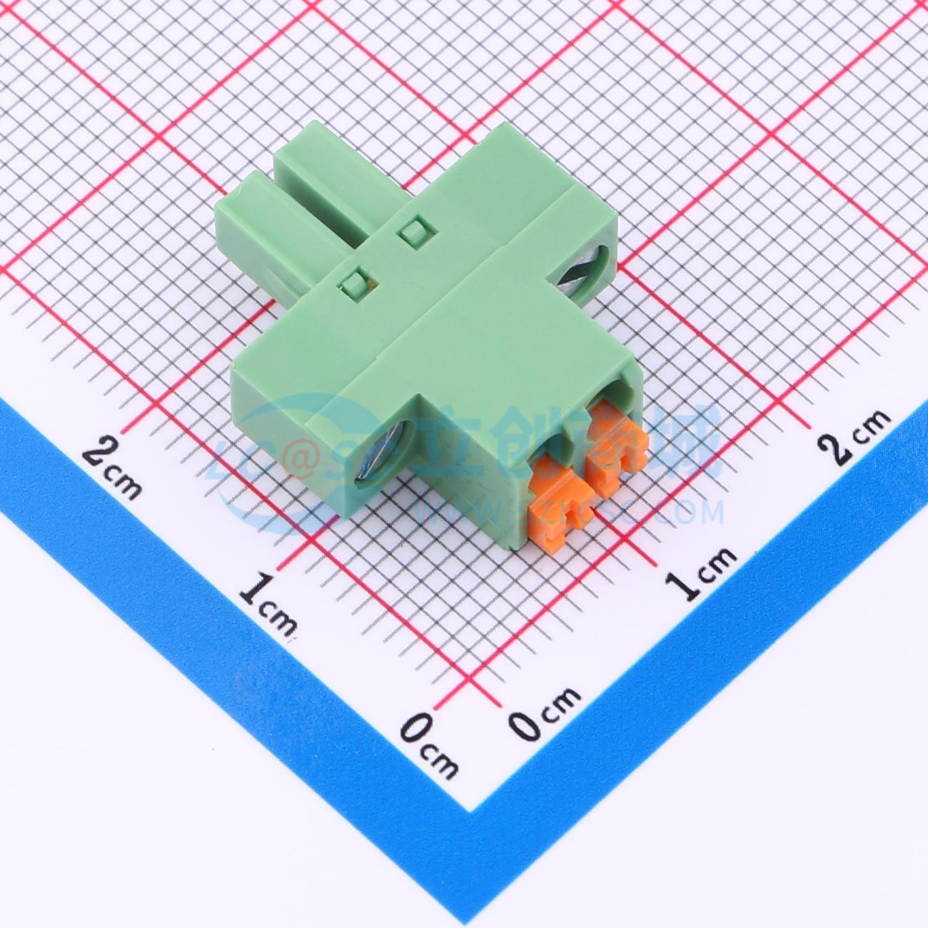 点击查看大图 DB2EKNM-3.81-2P-GN实物图