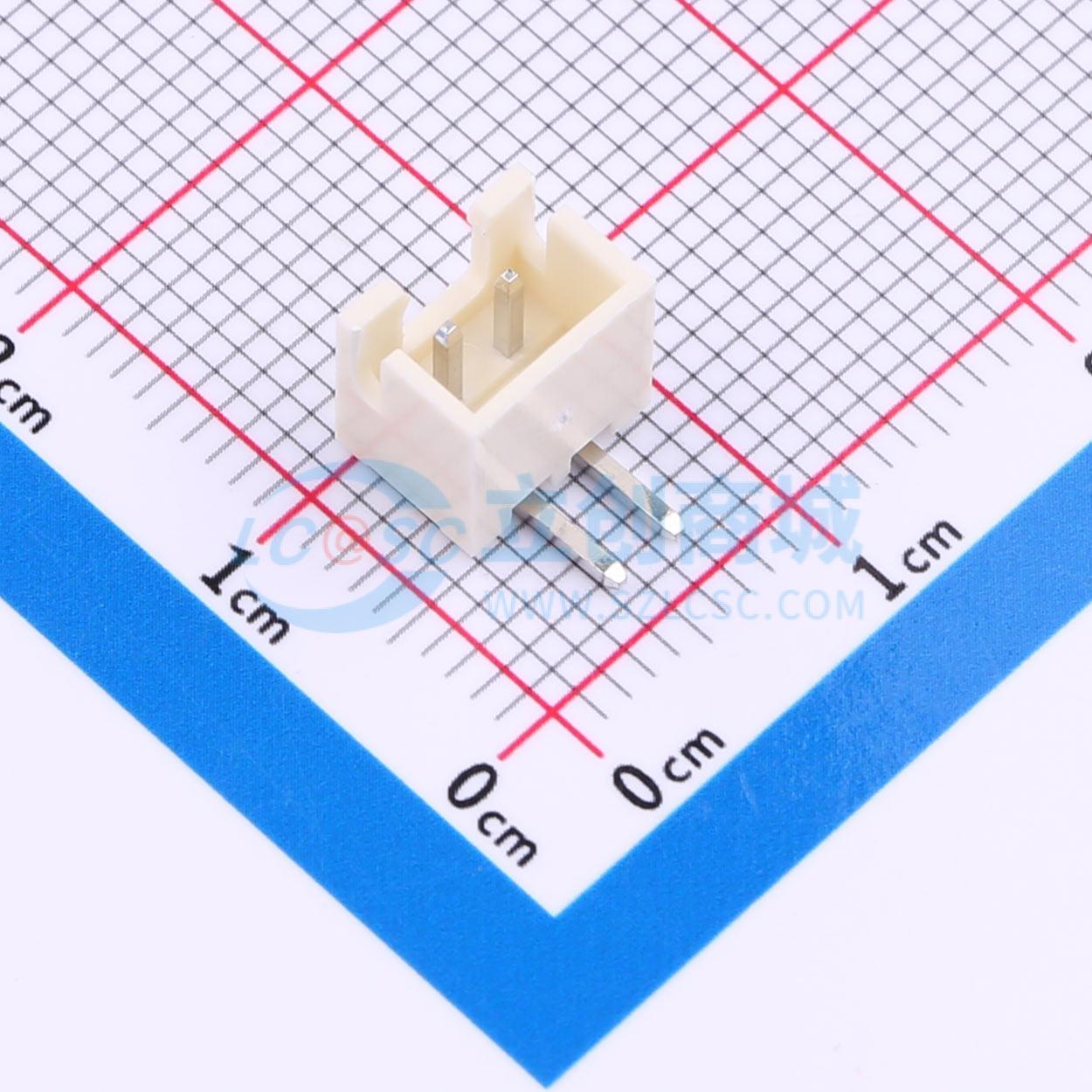 点击查看大图 WAFER-XH2.54-2PWZ-Y62实物图