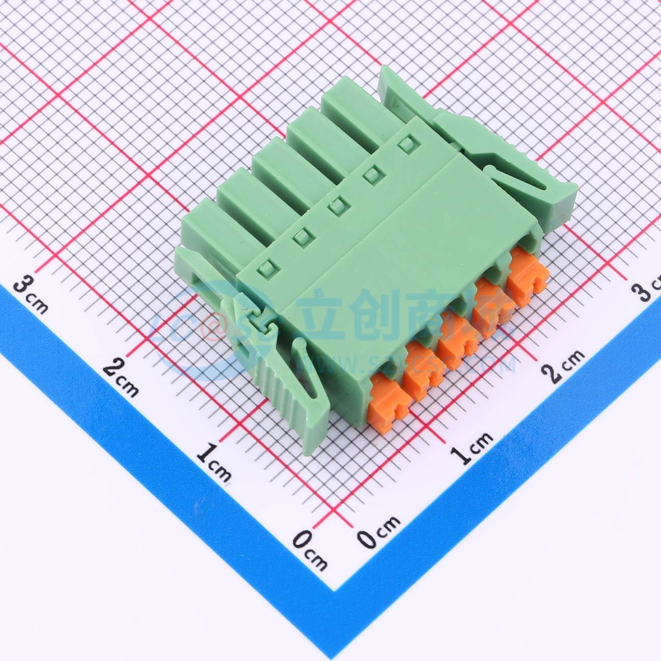点击查看大图 DB2EKNG-3.81-5P-GN实物图
