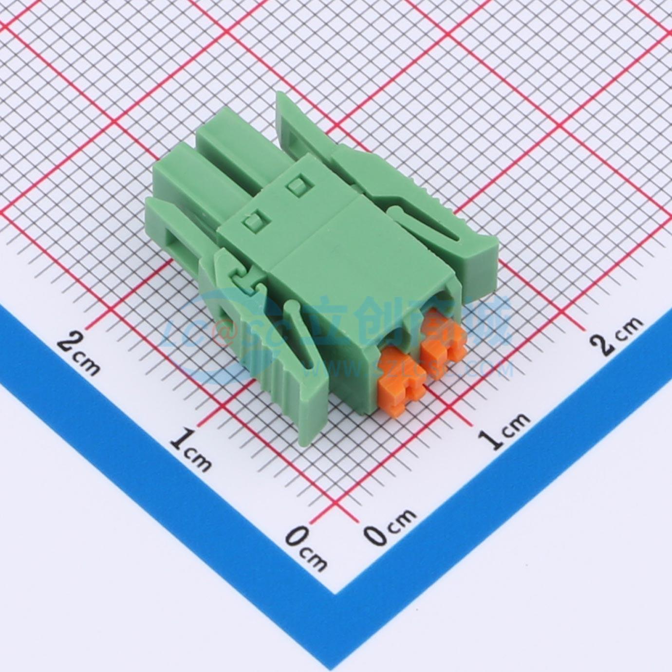 点击查看大图 DB2EKNG-3.81-2P-GN实物图