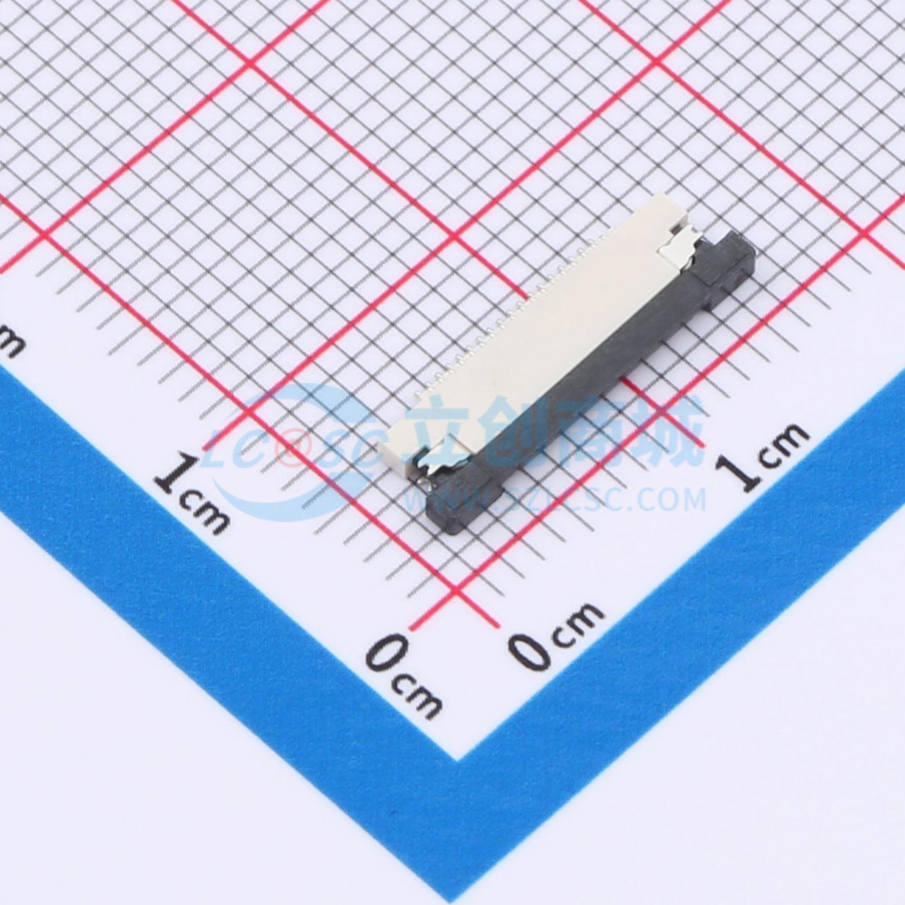 KH-CL0.5-H1.2-18PIN-SMT实物图